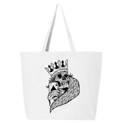 Skeleton King Poker 25L Jumbo Tote