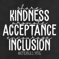 Share Kindness Promote Acceptance Encourage Inclusion End Bullying Cool Comfort Performance Bucket Hat