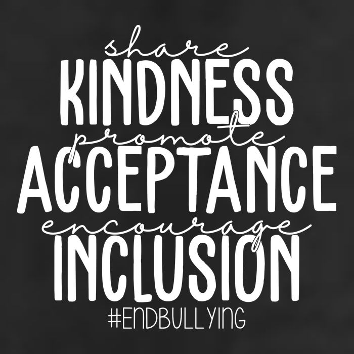Share Kindness Promote Acceptance Encourage Inclusion End Bullying Cool Comfort Performance Bucket Hat