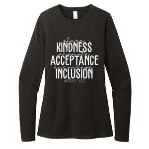 Share Kindness Promote Acceptance Encourage Inclusion End Bullying Womens CVC Long Sleeve Shirt