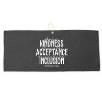 Share Kindness Promote Acceptance Encourage Inclusion End Bullying Large Microfiber Waffle Golf Towel