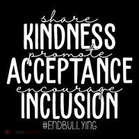 Share Kindness Promote Acceptance Encourage Inclusion End Bullying Youth Performance Sprint T-Shirt