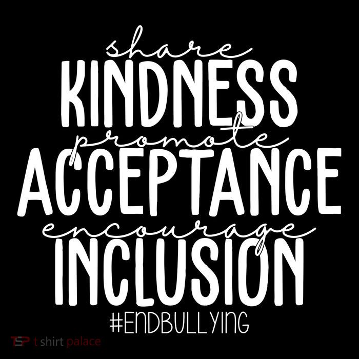 Share Kindness Promote Acceptance Encourage Inclusion End Bullying Zip Tote Bag