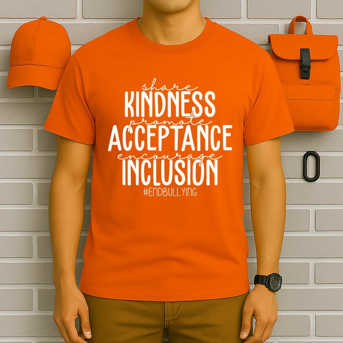 Share Kindness Promote Acceptance Encourage Inclusion End Bullying T-Shirt