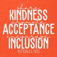 Share Kindness Promote Acceptance Encourage Inclusion End Bullying T-Shirt