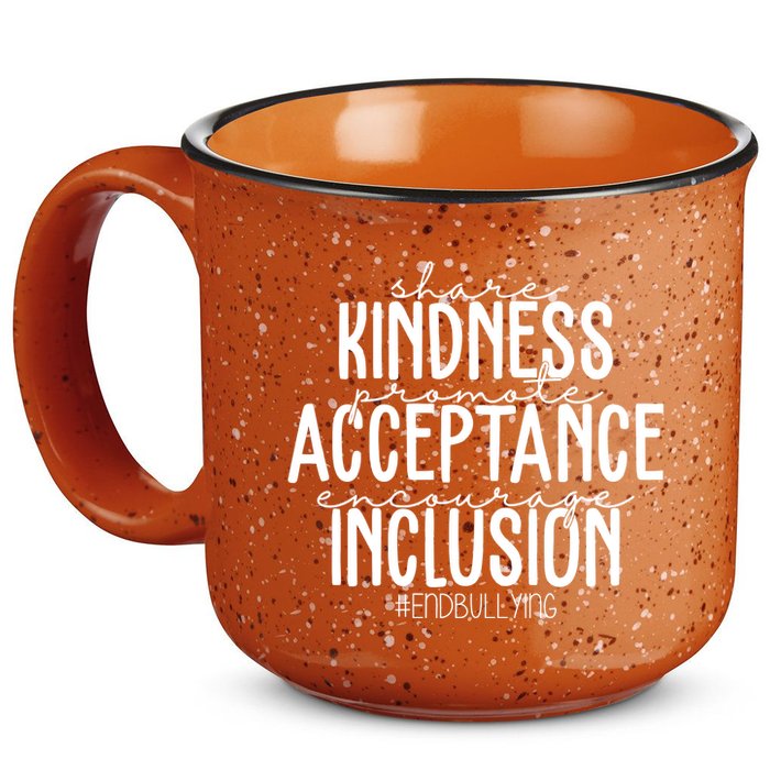 Share Kindness Promote Acceptance Encourage Inclusion End Bullying 15oz Campfire Ceramic Mug