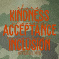 Share Kindness Promote Acceptance Encourage Inclusion End Bullying Unity Day Legacy Tie Dye Trucker Hat