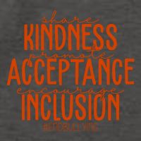 Share Kindness Promote Acceptance Encourage Inclusion End Bullying Unity Day Vector Backpack