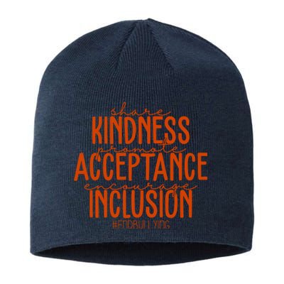 Share Kindness Promote Acceptance Encourage Inclusion End Bullying Unity Day Sustainable Beanie