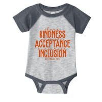 Share Kindness Promote Acceptance Encourage Inclusion End Bullying Unity Day Infant Baby Jersey Bodysuit