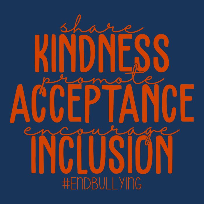 Share Kindness Promote Acceptance Encourage Inclusion End Bullying Unity Day Infant Baby Jersey Bodysuit
