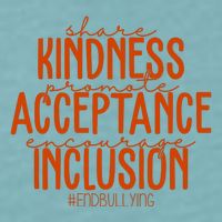 Share Kindness Promote Acceptance Encourage Inclusion End Bullying Unity Day Sueded Cloud Jersey T-Shirt
