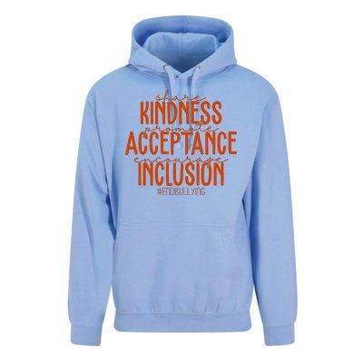 Share Kindness Promote Acceptance Encourage Inclusion End Bullying Unity Day Unisex Surf Hoodie