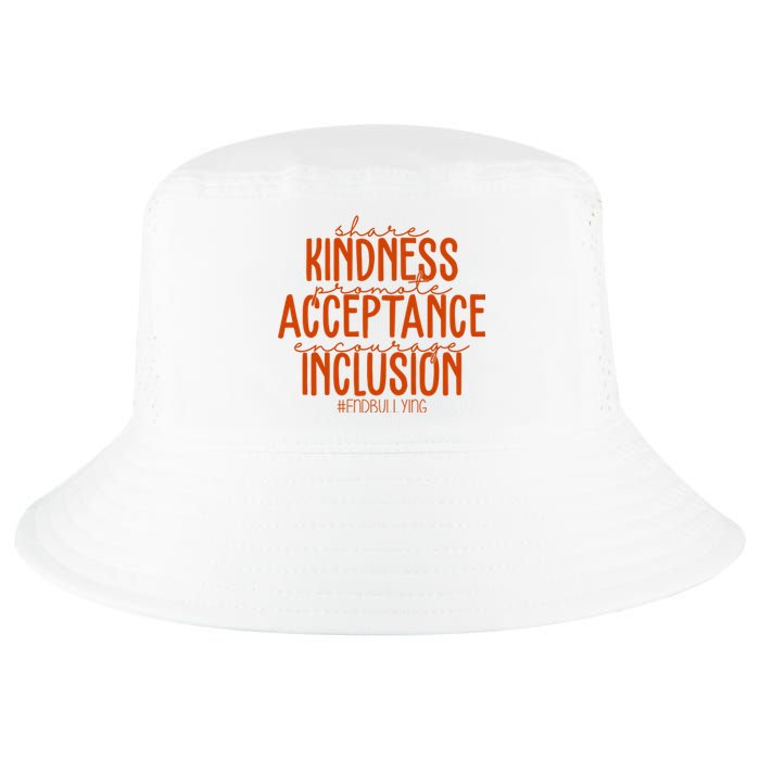 Share Kindness Promote Acceptance Encourage Inclusion End Bullying Unity Day Cool Comfort Performance Bucket Hat