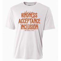 Share Kindness Promote Acceptance Encourage Inclusion End Bullying Unity Day Cooling Performance Crew T-Shirt