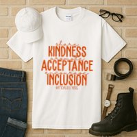 Share Kindness Promote Acceptance Encourage Inclusion End Bullying Unity Day Tall T-Shirt