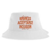 Share Kindness Promote Acceptance Encourage Inclusion End Bullying Unity Day Sustainable Bucket Hat