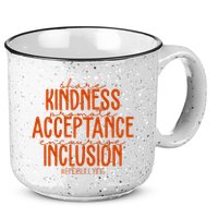 Share Kindness Promote Acceptance Encourage Inclusion End Bullying Unity Day 15oz Campfire Ceramic Mug