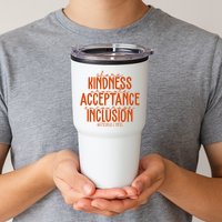 Share Kindness Promote Acceptance Encourage Inclusion End Bullying Unity Day Tumbler
