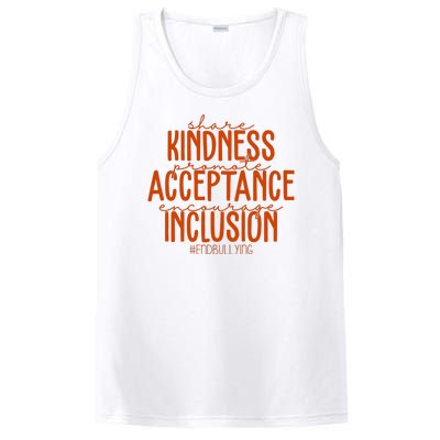 Share Kindness Promote Acceptance Encourage Inclusion End Bullying Unity Day PosiCharge Competitor Tank