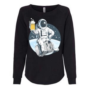 Space Kegger Party Astronaut Womens California Wash Sweatshirt