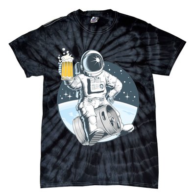 Space Kegger Party Astronaut Tie-Dye T-Shirt