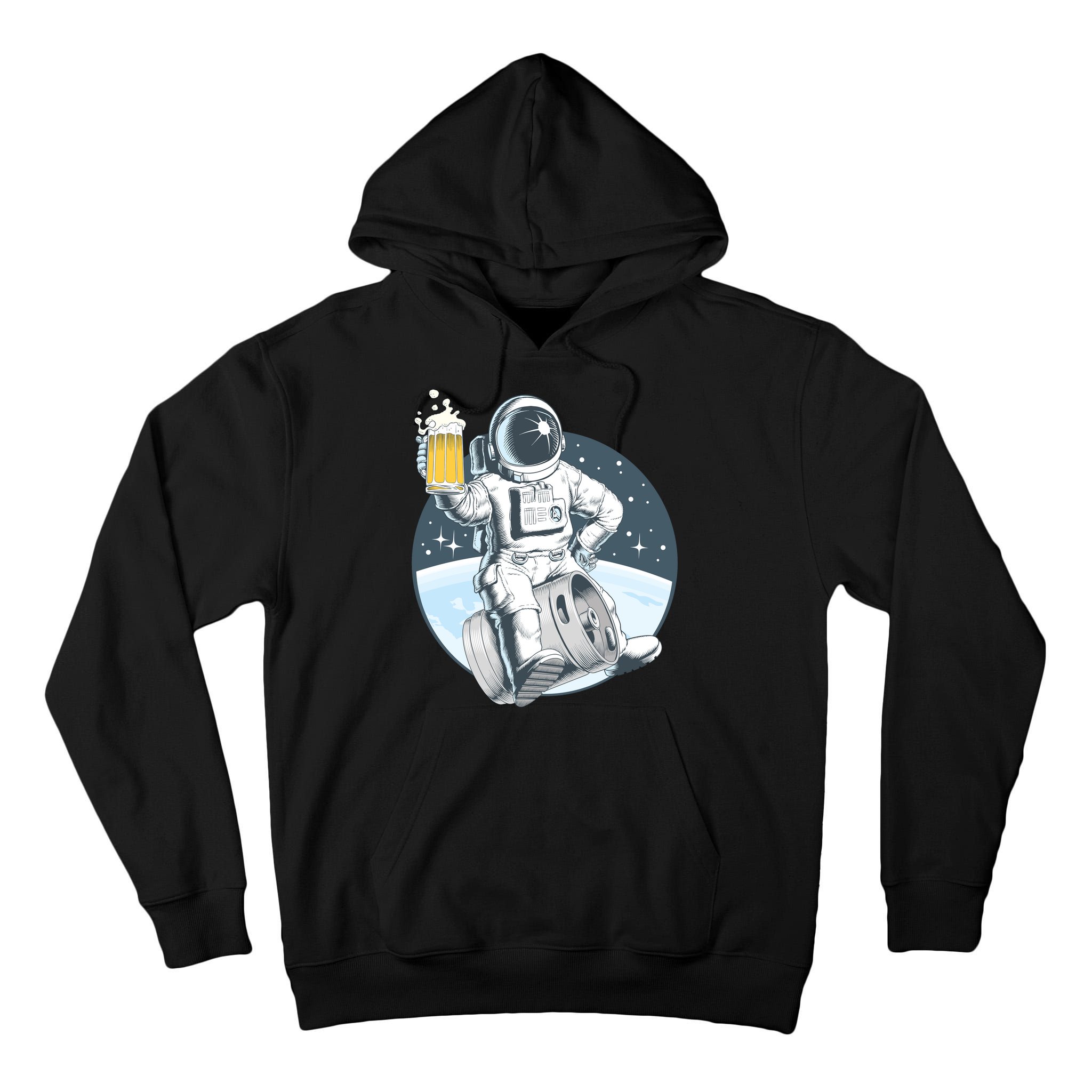 Space Kegger Party Astronaut Tall Hoodie