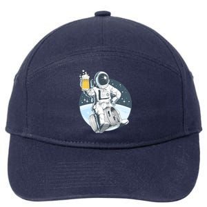 Space Kegger Party Astronaut 7-Panel Snapback Hat