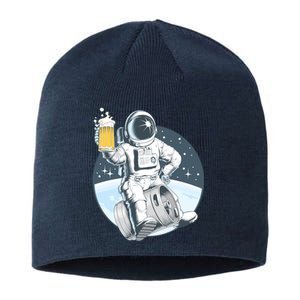 Space Kegger Party Astronaut Sustainable Beanie