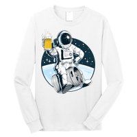 Space Kegger Party Astronaut Long Sleeve Shirt