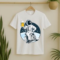Space Kegger Party Astronaut T-Shirt