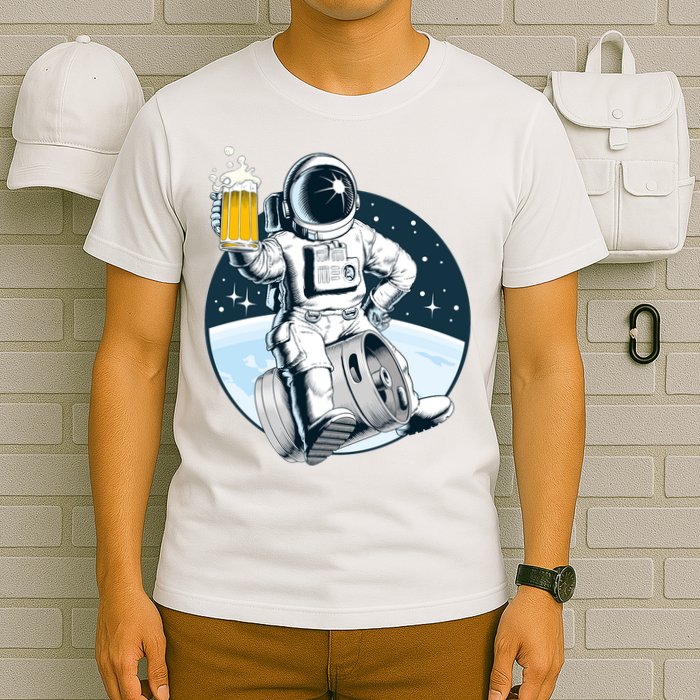 Space Kegger Party Astronaut T-Shirt