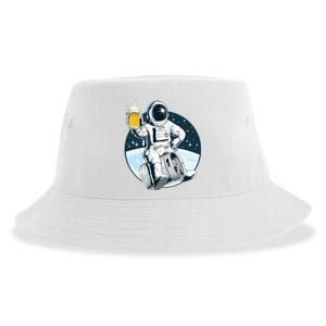 Space Kegger Party Astronaut Sustainable Bucket Hat