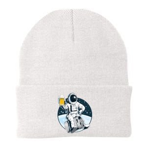 Space Kegger Party Astronaut Knit Cap Winter Beanie