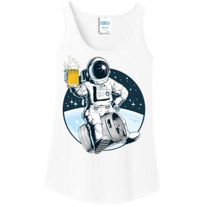 Space Kegger Party Astronaut Ladies Essential Tank