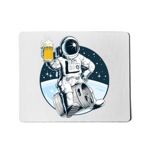 Space Kegger Party Astronaut Mousepad