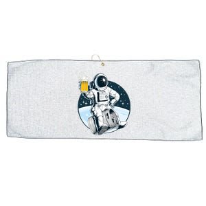 Space Kegger Party Astronaut Large Microfiber Waffle Golf Towel