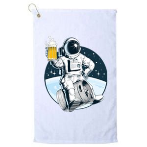 Space Kegger Party Astronaut Platinum Collection Golf Towel