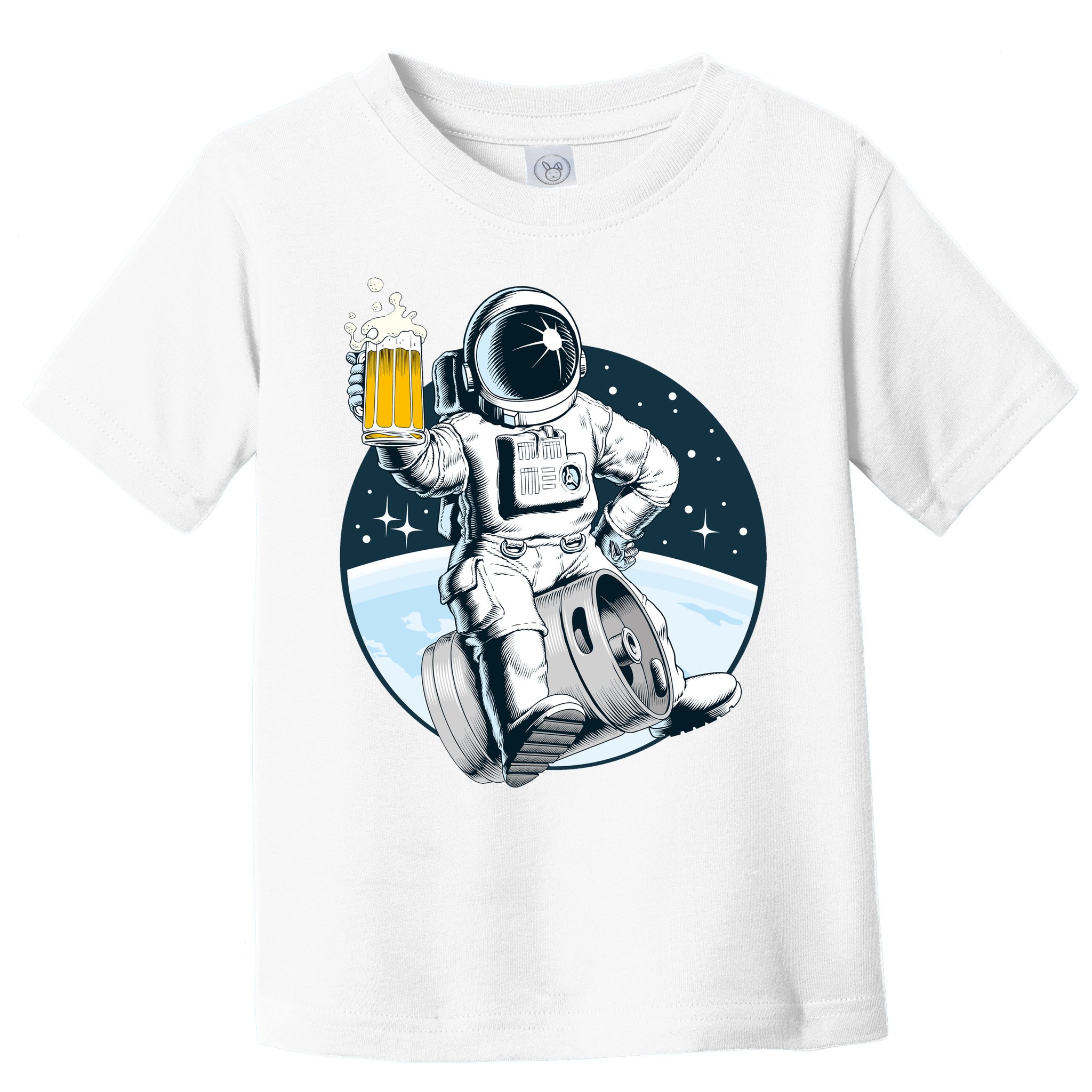Space Kegger Party Astronaut Toddler T-Shirt