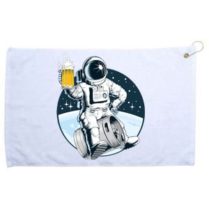 Space Kegger Party Astronaut Grommeted Golf Towel