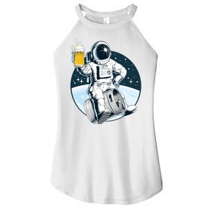 Space Kegger Party Astronaut Women's Perfect Tri Rocker Tank