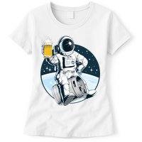 Space Kegger Party Astronaut Womens T-Shirt