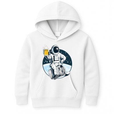 Space Kegger Party Astronaut Kids Hoodie