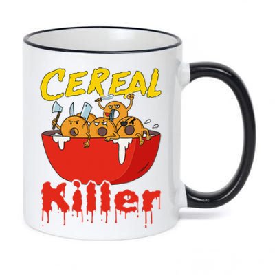 Serial Killer Parody Cereal Killer 11oz Black Color Changing Mug