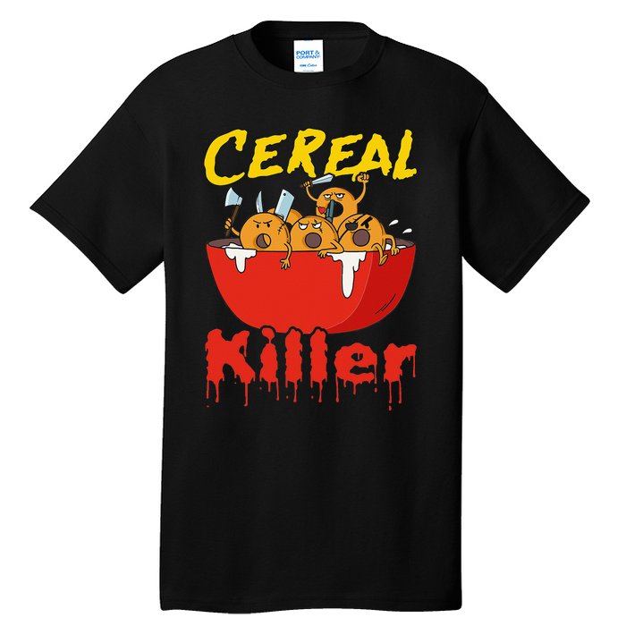 Serial Killer Parody Cereal Killer Tall T-Shirt