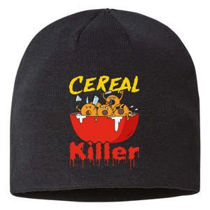 Serial Killer Parody Cereal Killer Sustainable Beanie