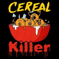 Serial Killer Parody Cereal Killer Stripe Pom Pom Beanie