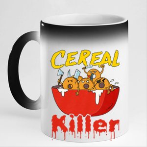 Serial Killer Parody Cereal Killer 11oz Black Color Changing Mug