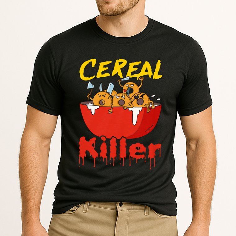 Serial Killer Parody Cereal Killer Performance Shirt