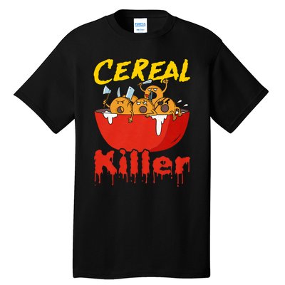 Serial Killer Parody Cereal Killer Tall T-Shirt